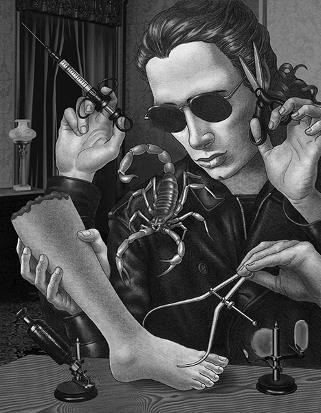 drawing by David Aronson