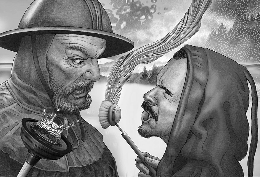 drawing by David Aronson